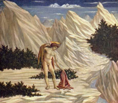 St. John in the Desert from Domenico Veneziano