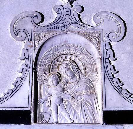 Bas-relief of a Madonna and Child from Donatello