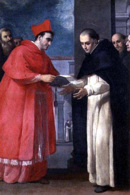 A Cardinal Gives a Bull to a Dominican Saint from Donato Mascagni