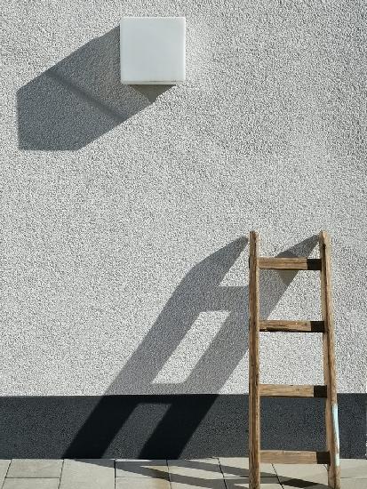 lamp and ladder