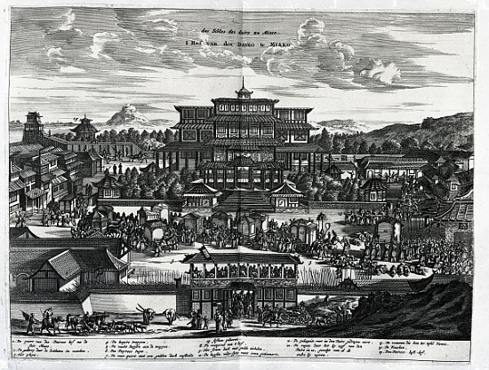 Procession from Macau, an illustration from ''Atlas Chinensis'' by Arnoldus Montanus from Dutch School