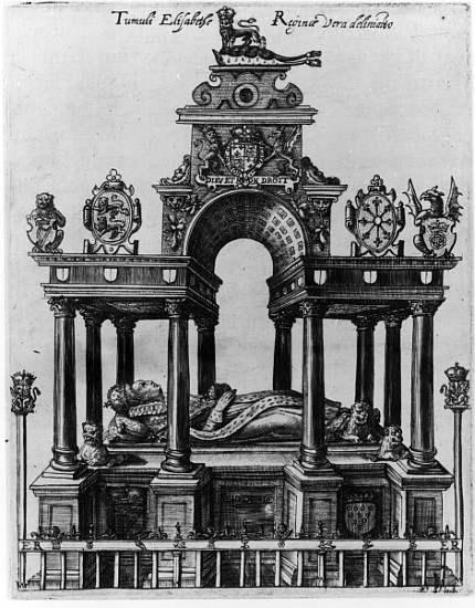 The Tomb of Elizabeth I from Dutch School