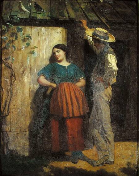 Rustic Courtship from Eastman Johnson