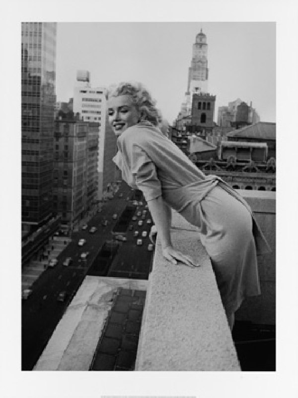 Marilyn Monroe on the Ambassador from Ed Feingersh
