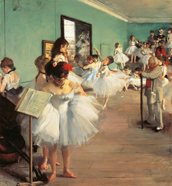 The Dance Class (Dance Examination) from Edgar Degas
