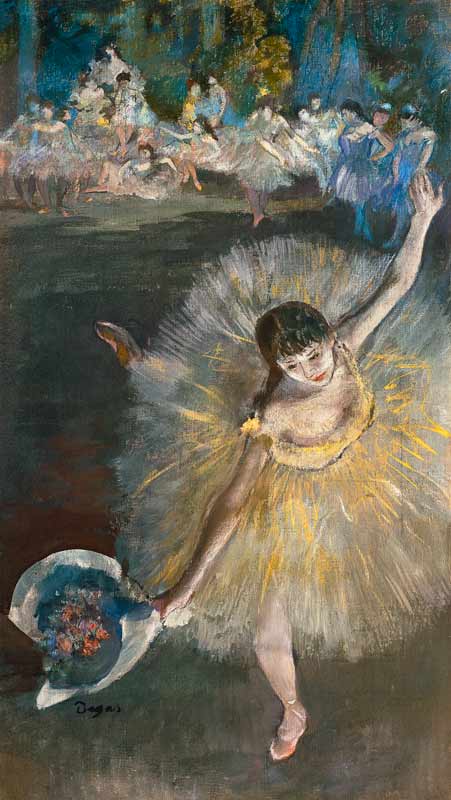 End of an Arabesque from Edgar Degas