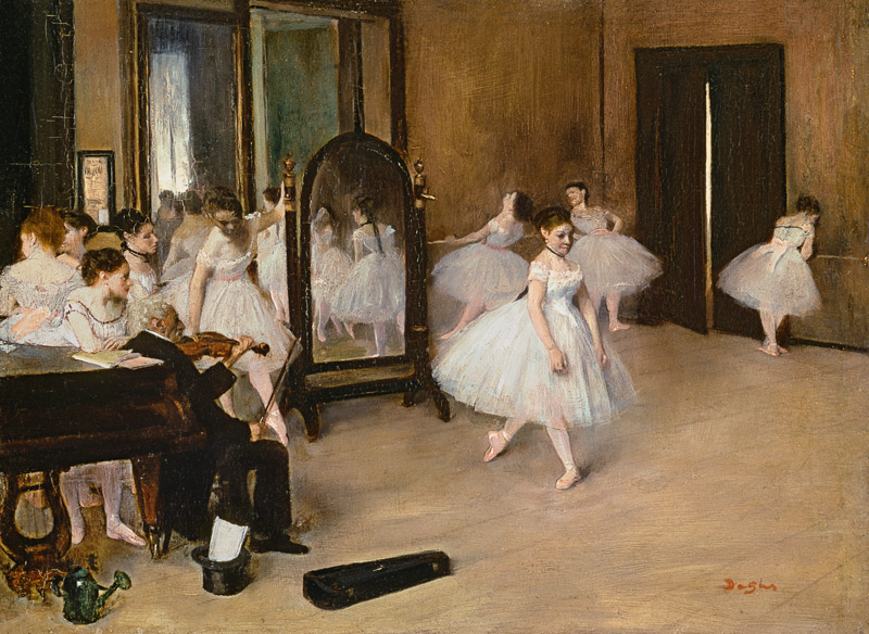 Dance class (Classe de danse) from Edgar Degas