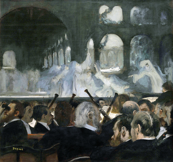 The ballet scene from Meyerbeer's opera 'Robert le Diable' from Edgar Degas