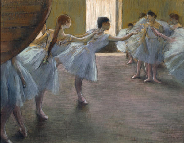 Ballet exercises. from Edgar Degas
