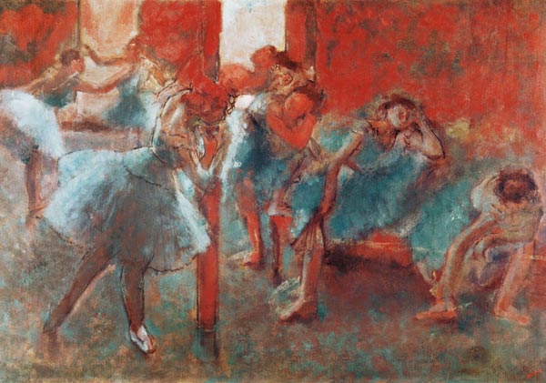 Dancers at Rehearsal from Edgar Degas