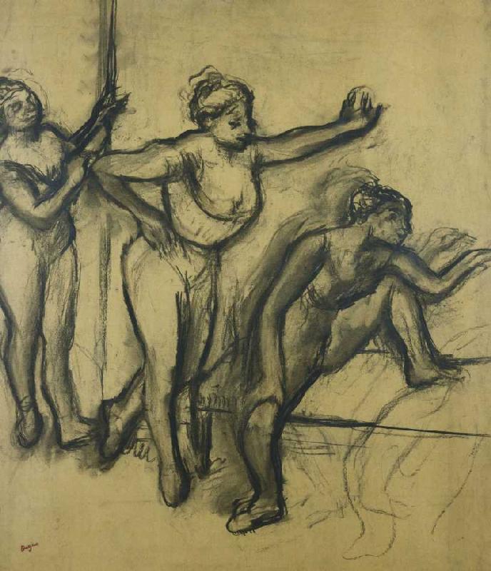 Drei Tänzerinnen in Leotards (Trois Danseuses en Maillot) from Edgar Degas