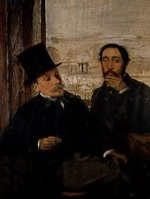 Edgar Degas and Evariste de Valernes. from Edgar Degas