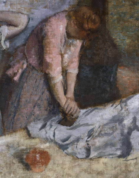 Edgar Degas / The Laundresses / Detail from Edgar Degas