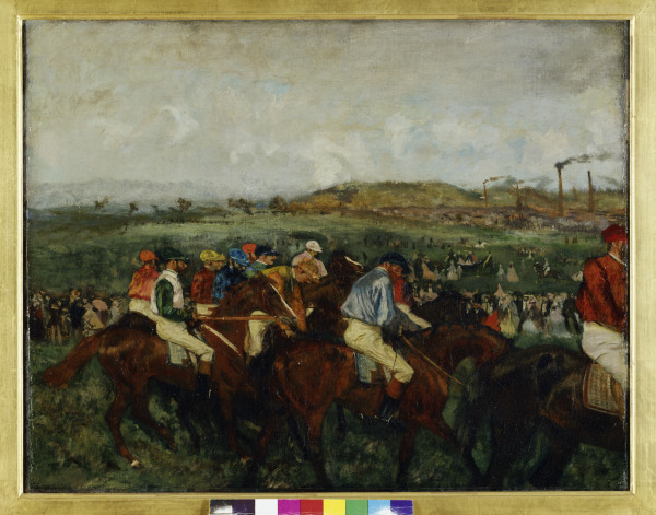 Gentlemen Race from Edgar Degas