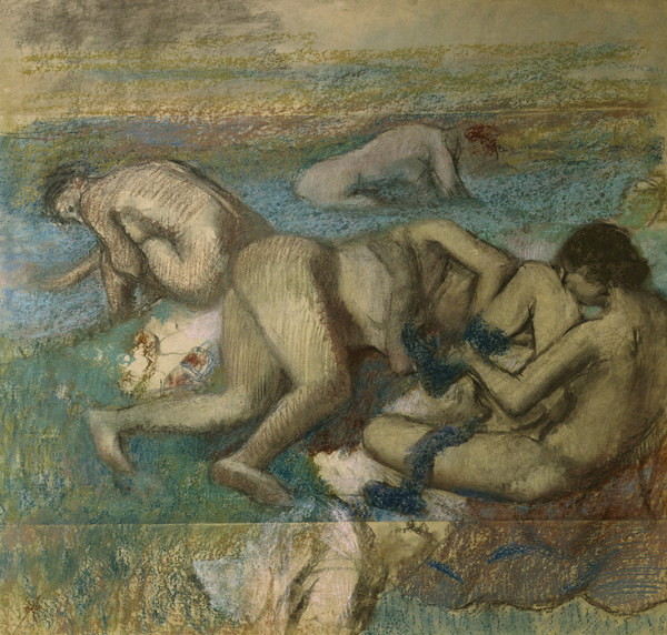 Les Baigneuses from Edgar Degas