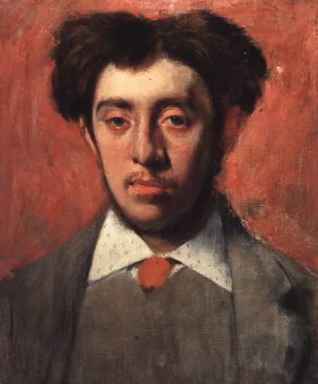 Portrait of Albert Melida from Edgar Degas