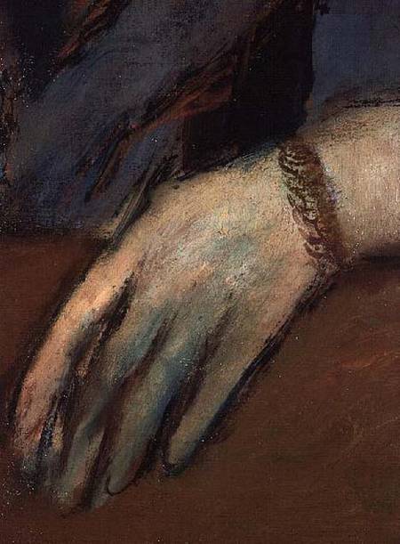 Portrait of Helene Rouart (1886) (detail) from Edgar Degas