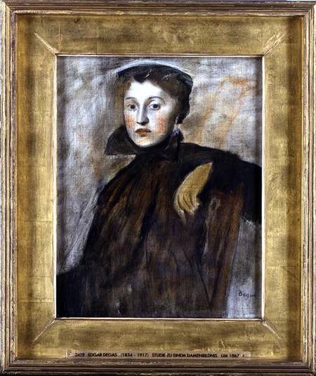 Study for a Portrait of a Lady from Edgar Degas