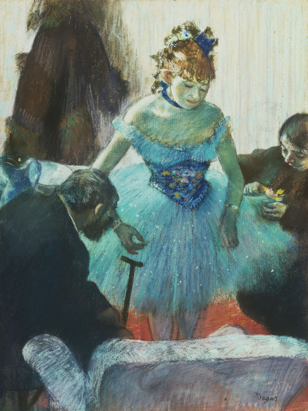 Dancer in Dressing Room from Edgar Degas