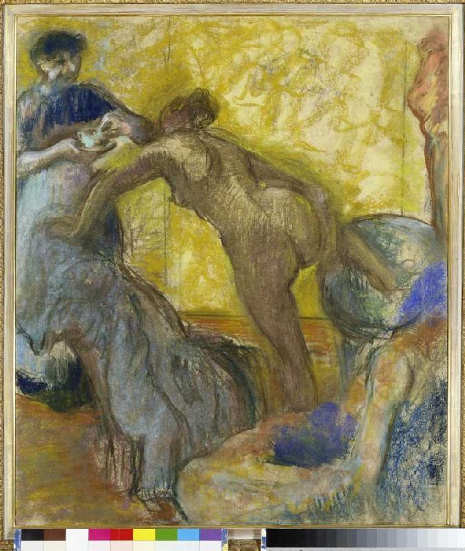 The cup of chocolate from Edgar Degas
