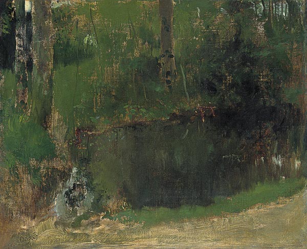 The Pond in the Forest from Edgar Degas