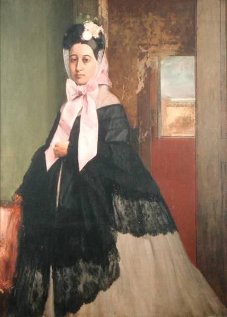 Therese de Gas (1842-95), sister of the artist, later Madame Edmond Morbilli from Edgar Degas