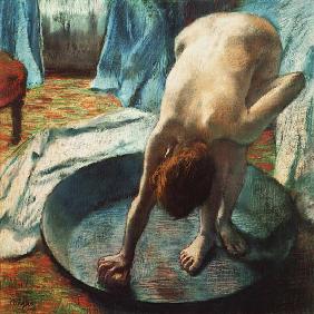 Woman in the bathtub