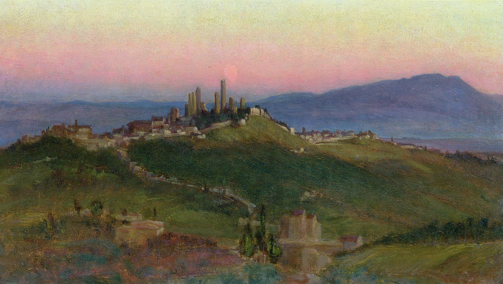 View of San Gimignano from Edith Ridley Corbet