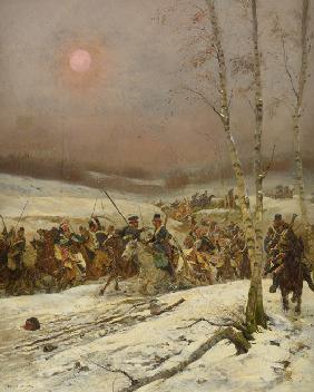 Cossacks Attacking a squadron of the Guards of Honour