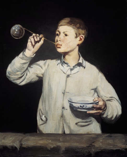 The soap-bubbles from Edouard Manet