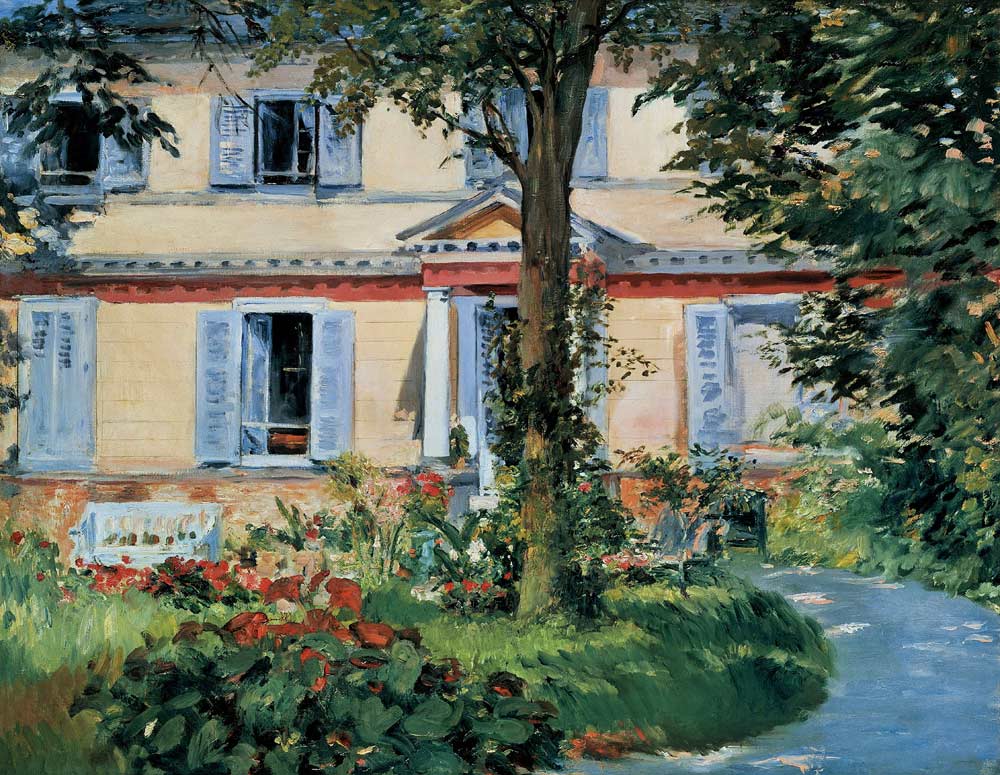 House in Rueil from Edouard Manet