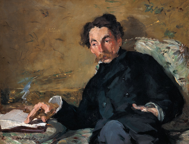 Stephane Mallarme (1842-98) from Edouard Manet