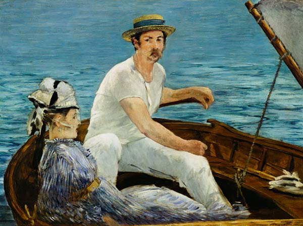 The boat game from Edouard Manet