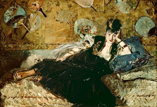 The lady with the subjects (Nina de Callias) from Edouard Manet