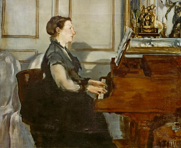 Madame Manet at the Piano from Edouard Manet