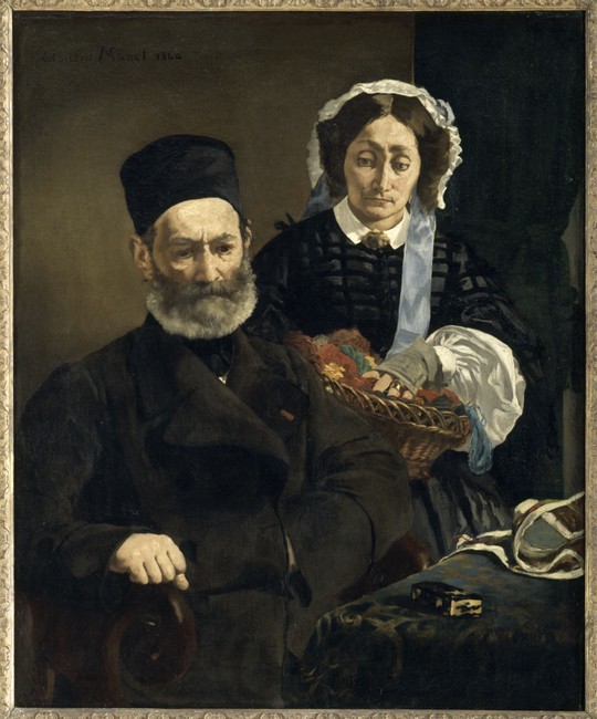 Monsieur and Madame Auguste Manet from Edouard Manet