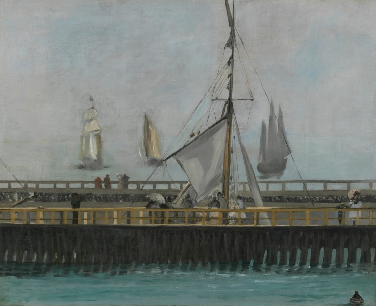 The jetty of Boulogne-sur-Mer from Edouard Manet
