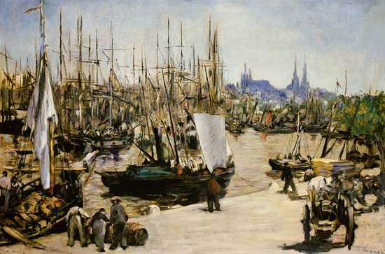 Harbour at Bordeaux from Edouard Manet