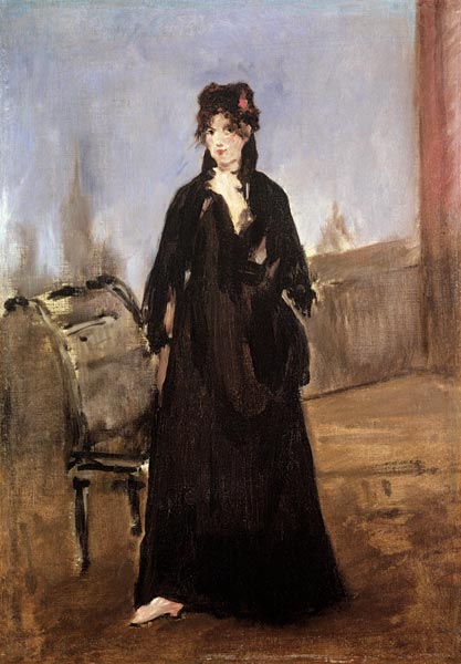 Portrait of Berthe Morisot (1841-95) in Pink Shoes from Edouard Manet