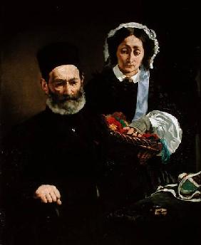 Portrait of Monsieur and Madame Auguste Manet