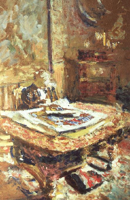 Interior, c.1906 (oil on card)  from Edouard Vuillard