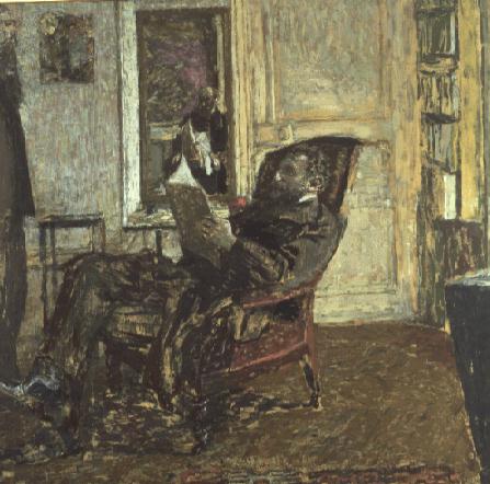 Portrait of Thadee Natanson (1868-1952) 1907-08 (oil on canvas)  from Edouard Vuillard