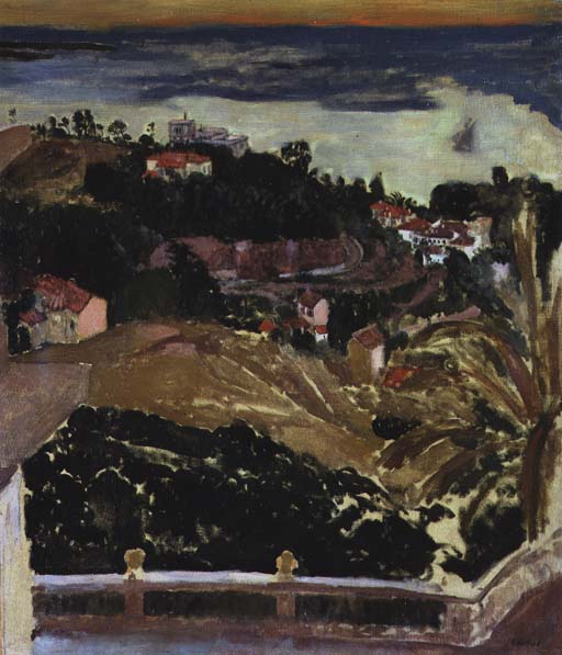 View of Cannes, c.1901 (oil on canvas)  from Edouard Vuillard