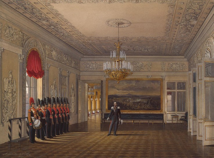 The Picket Hall in the Winter palace in St. Petersburg from Eduard Hau