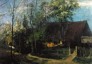 Village in spring from Eduard Weichberger