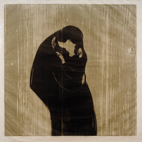 The Kiss IV from Edvard Munch