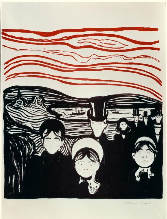 Fear from Edvard Munch