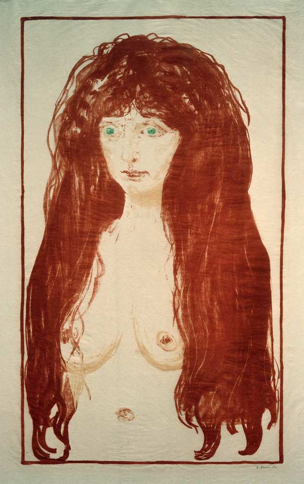 Munch, Nude (Sin) from Edvard Munch
