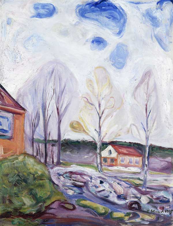 Frühjahr, Åsgårdstrand from Edvard Munch