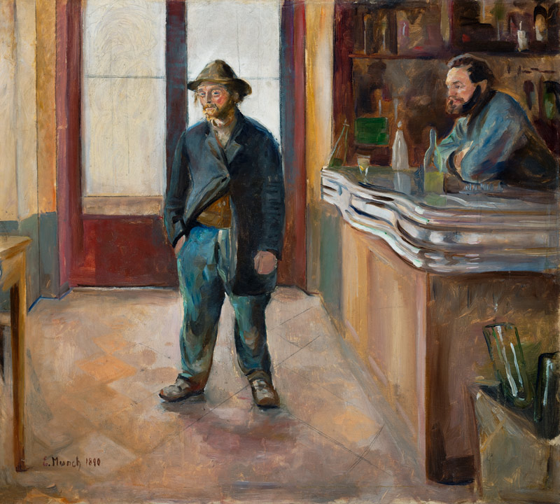 In the Tavern from Edvard Munch